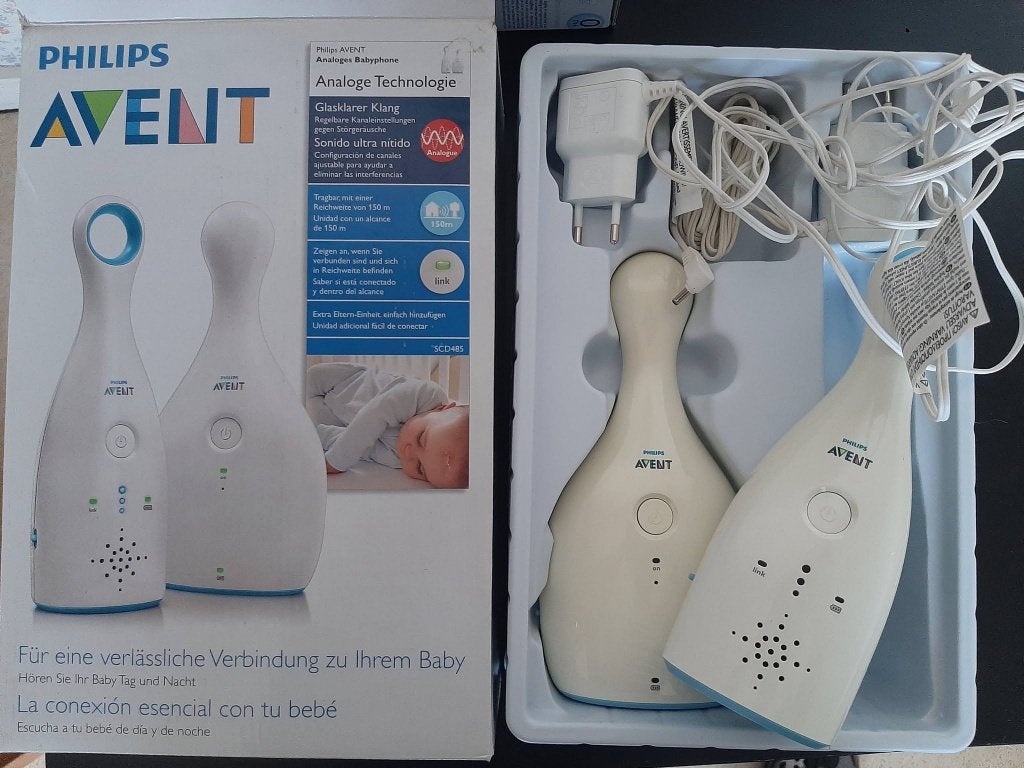 Philips Avent-babyfoon, Kinderen en Baby's, Ophalen, Gebruikt, 100 tot 250 meter