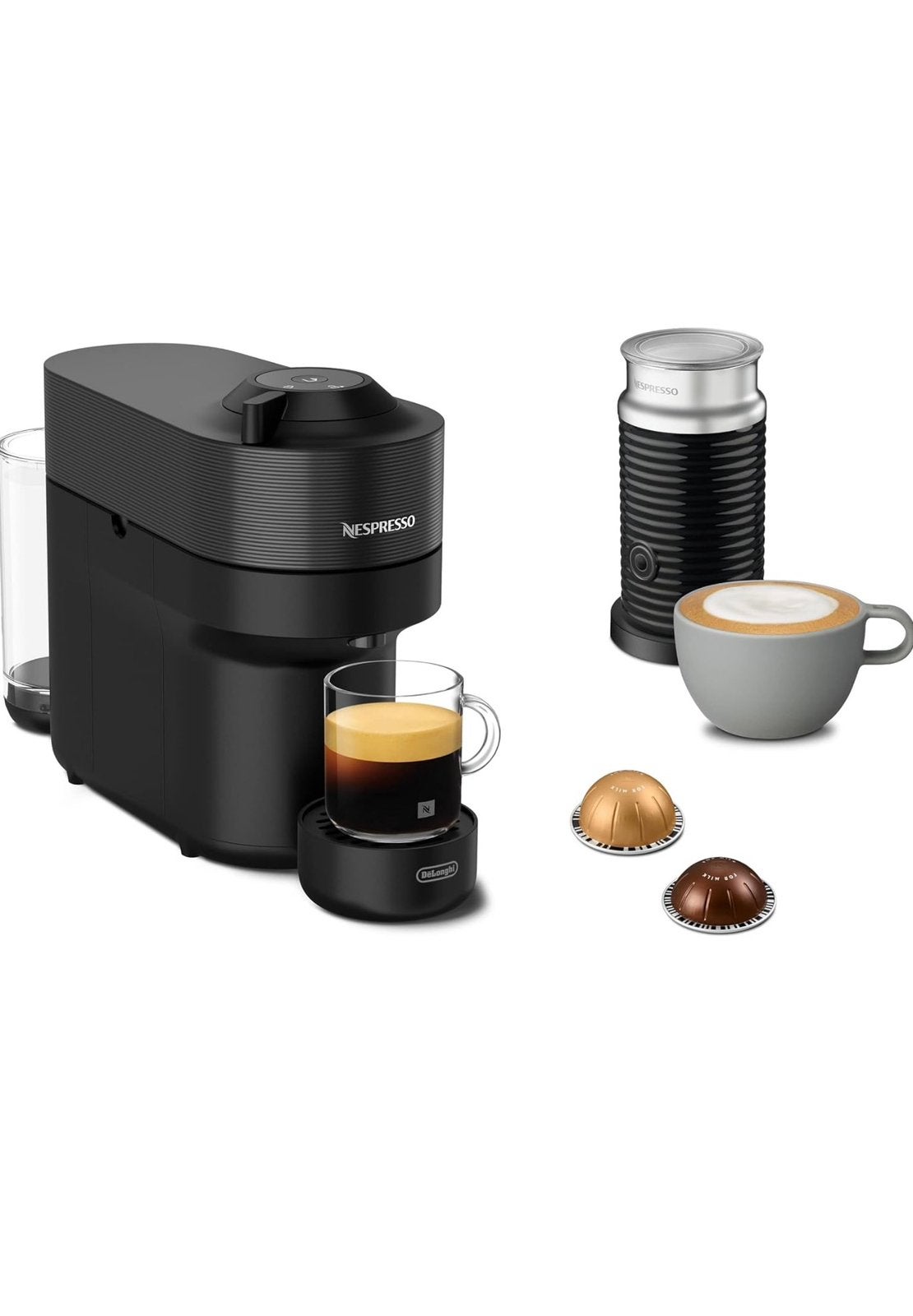 Nespresso vertuo pop met nieuwe aeroccino, Elektronische apparatuur, Ophalen of Verzenden, Nieuw