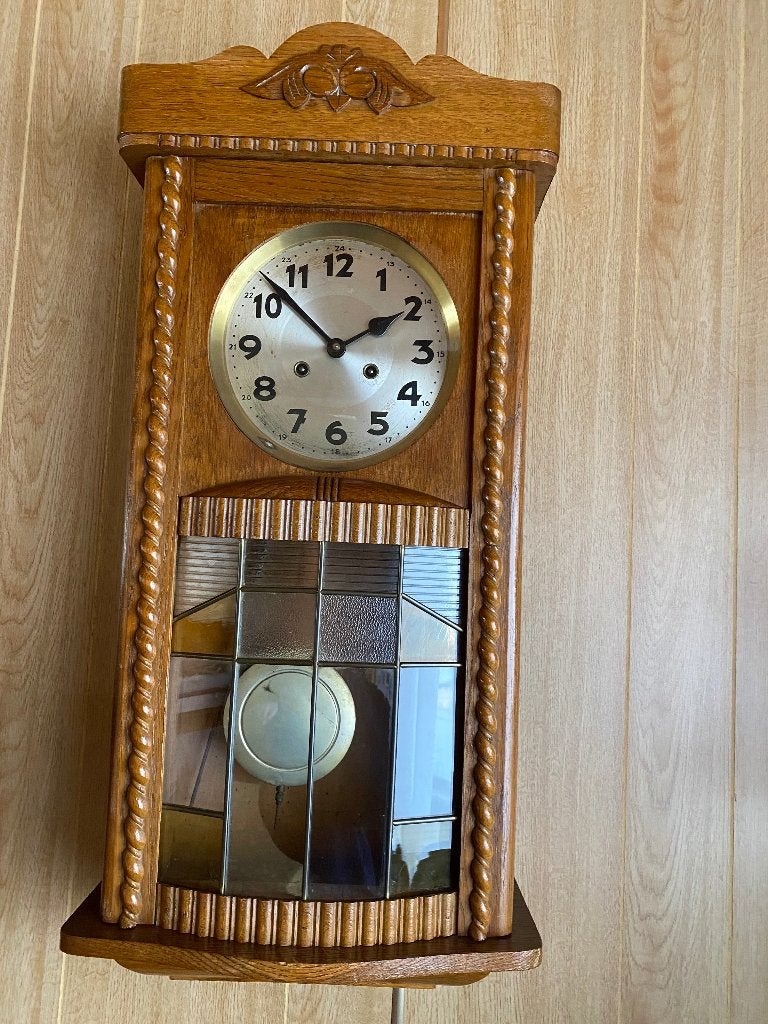 ANTIEKE HANGKLOK, Antiek en Kunst, Ophalen