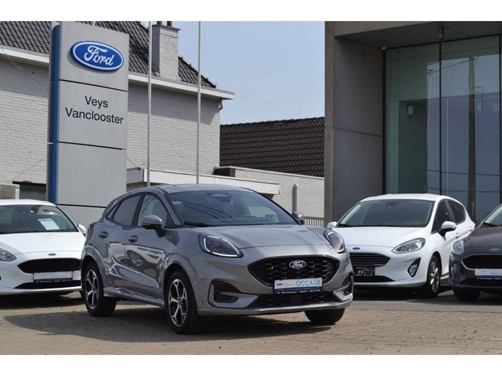 Ford Puma ST-Line 1.0i Automaat, Autos, Ford, Argent ou Gris, Puma, Euro 6, Noir