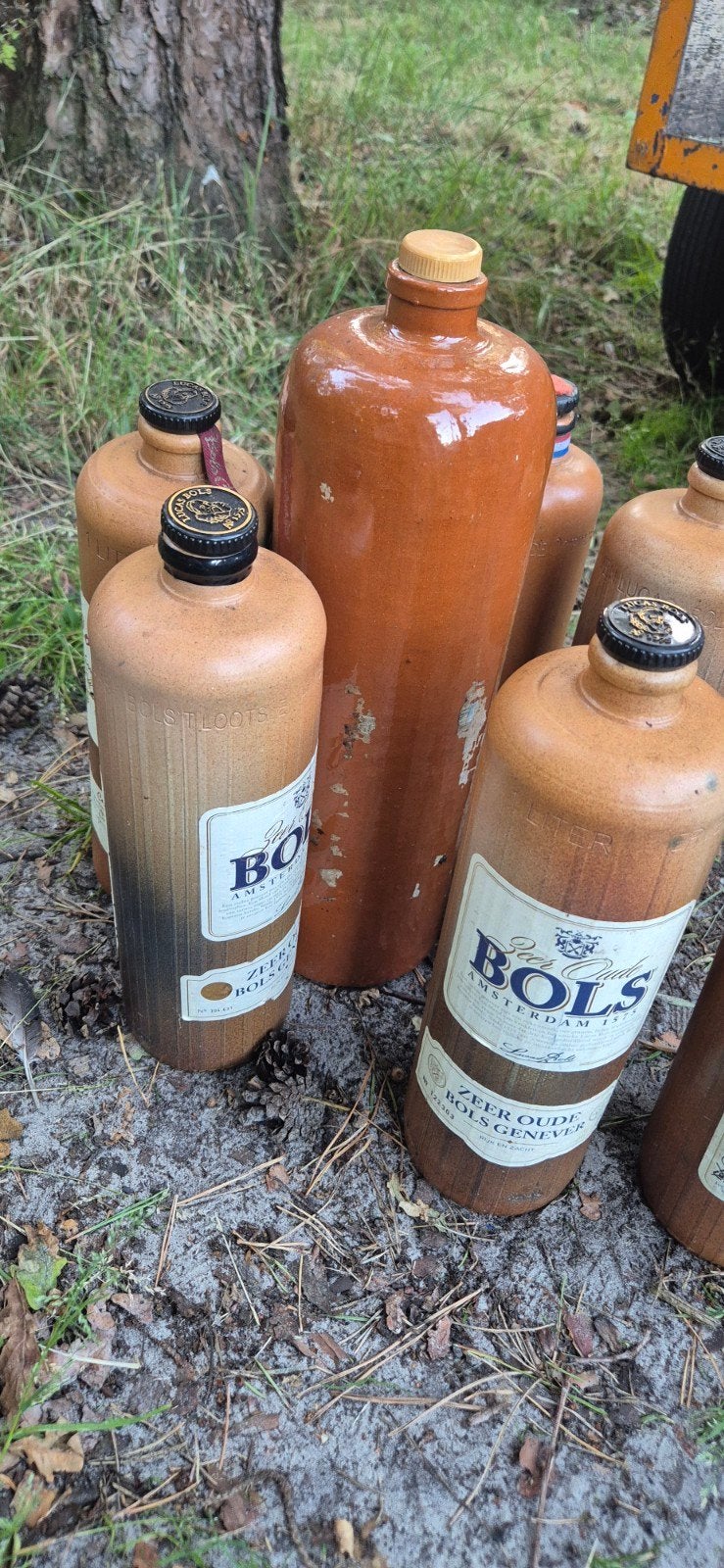 Jenever flessen leeg, Ophalen