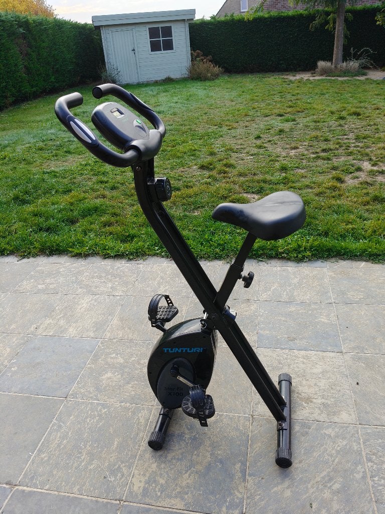 Hometrainer Tunturi Star Fit X100 (inklapbaar), Ophalen, Zo goed als nieuw, Benen, Hometrainer