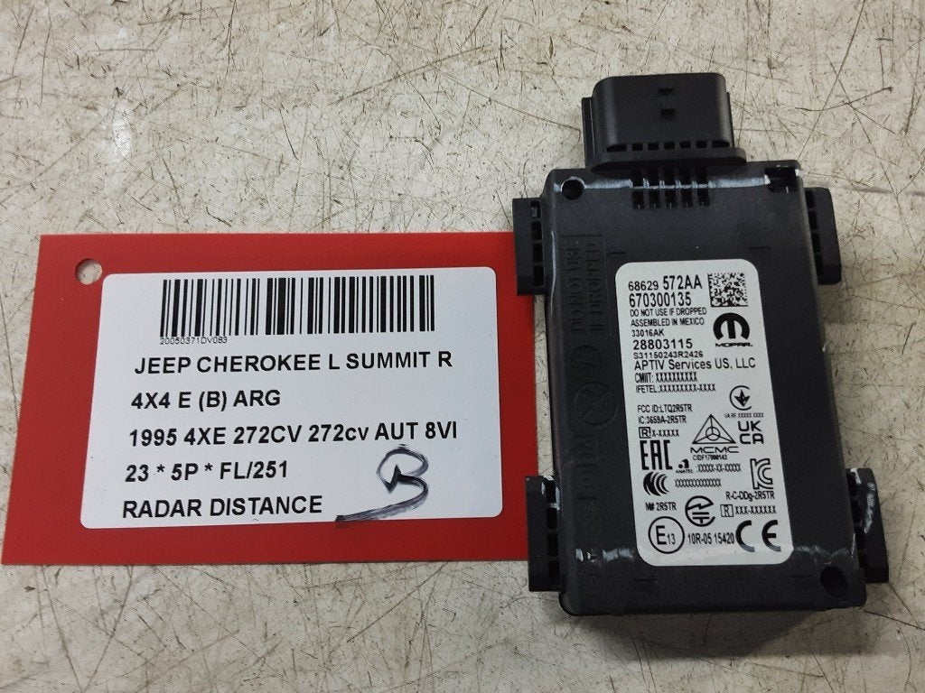 RADAR ANTI COLLISION Jeep Grand Cherokee L (WL) (670300135), Jeep, Mevr. I. Hauben, Utilisé, Rue de l'Espoir 34 34
4030  GRIVEGNÉE, BE