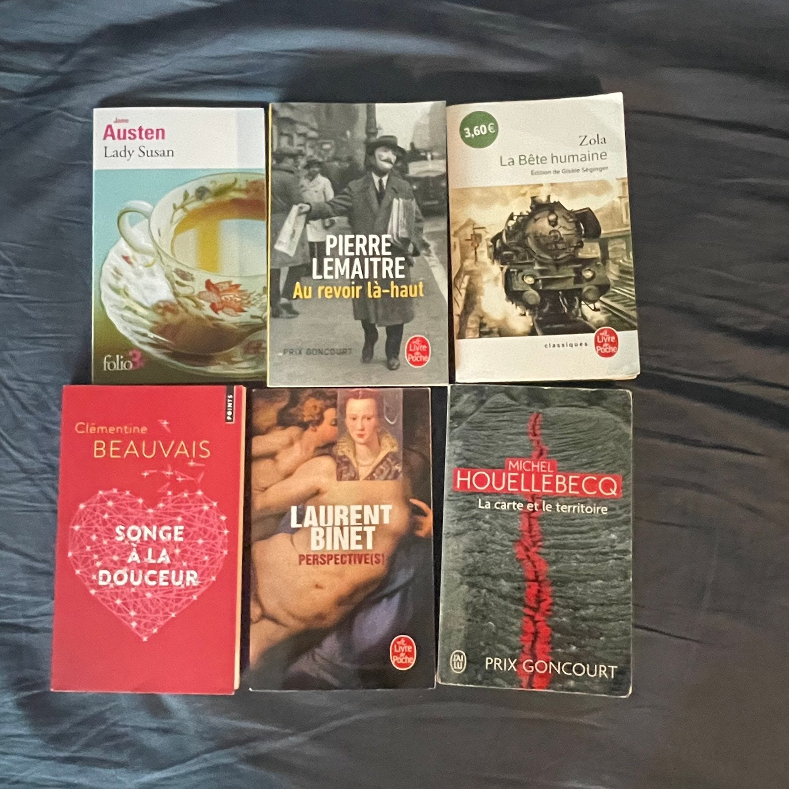 Lot de 6 livres français, Boeken, Literatuur, Ophalen of Verzenden, Gelezen, België