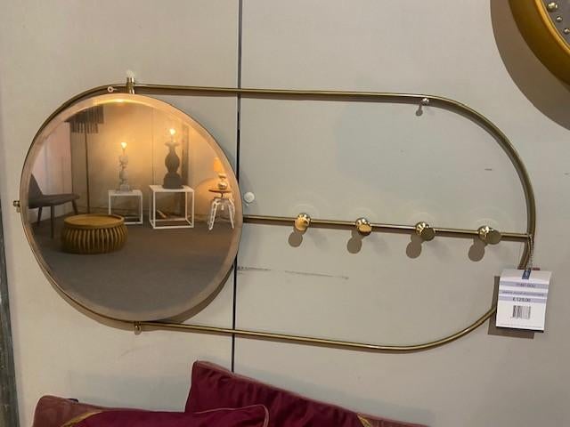 miroir/porte-manteaux Coco Maison, Neuf, Moins de 100 cm, Enlèvement, Ovale
