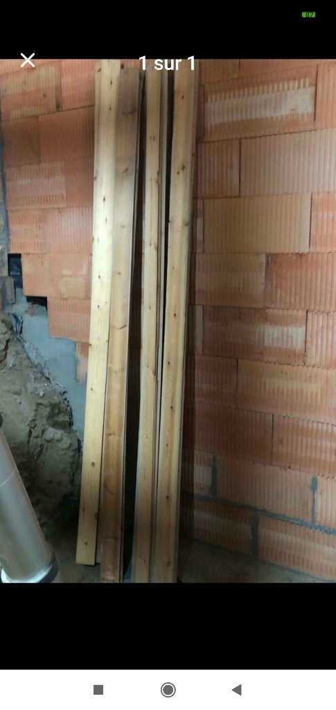 Lambris en bois pour plafond, Enlèvement, Utilisé