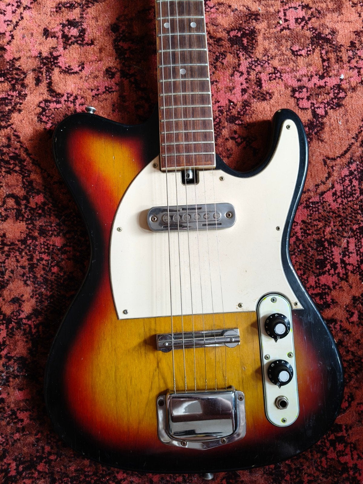 TEISCO Sunburst (telecaster model), Muziek en Instrumenten, Ophalen, Gebruikt, Gitaar