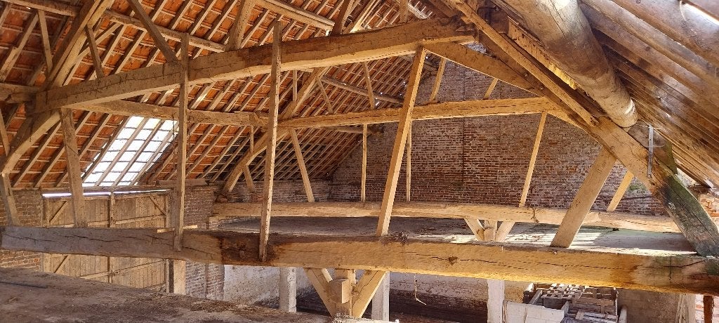 fermes de toit, Enlèvement, Utilisé, Poutre