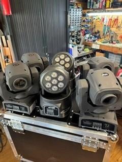 Setje Movingheads, Muziek en Instrumenten, Licht en Laser, Ophalen, Zo goed als nieuw, Licht