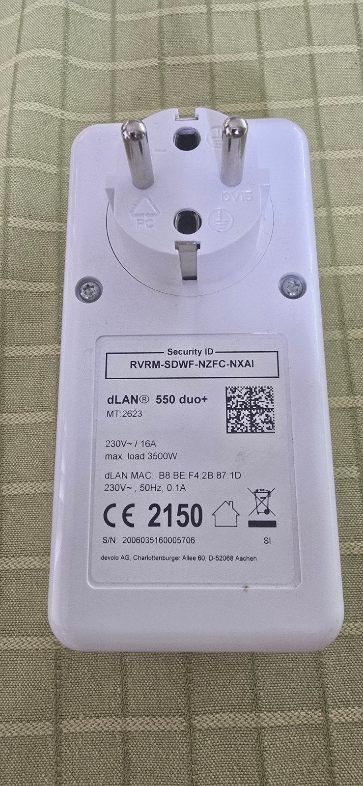 Devolo dLAN 550 duo+ powerline, Computers en Software, Ophalen of Verzenden