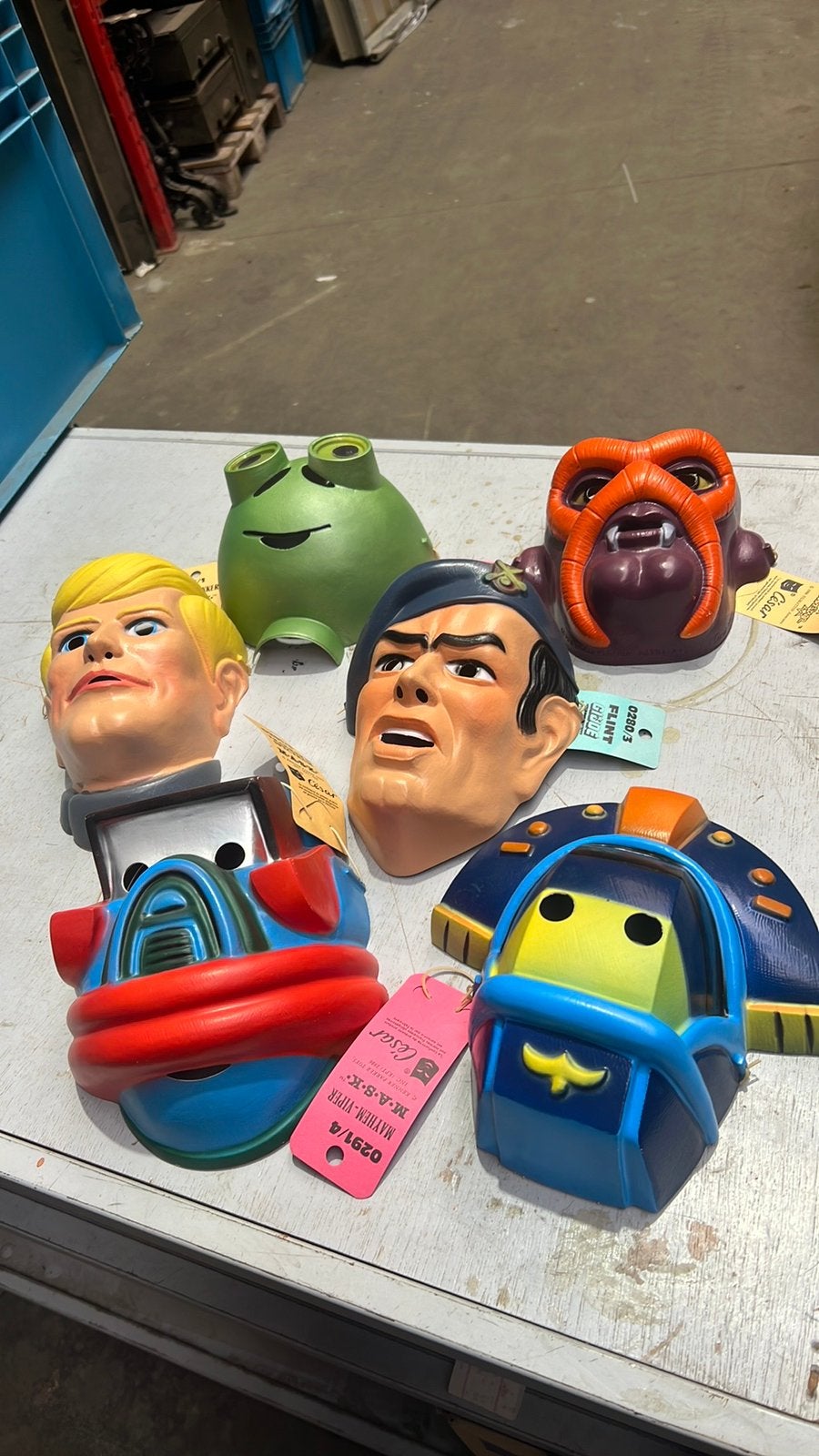 Oude Maskers César GI Joe M.A.S.K. Bravestarr, Ophalen of Verzenden