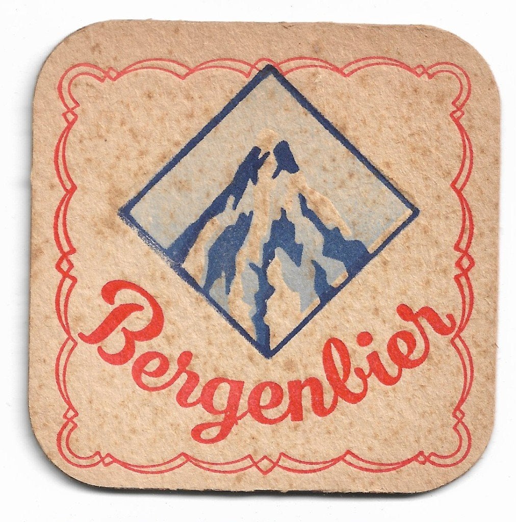 sous-bock Bergenbier, Collections, Enlèvement ou Envoi, Comme neuf, Sous-bock
