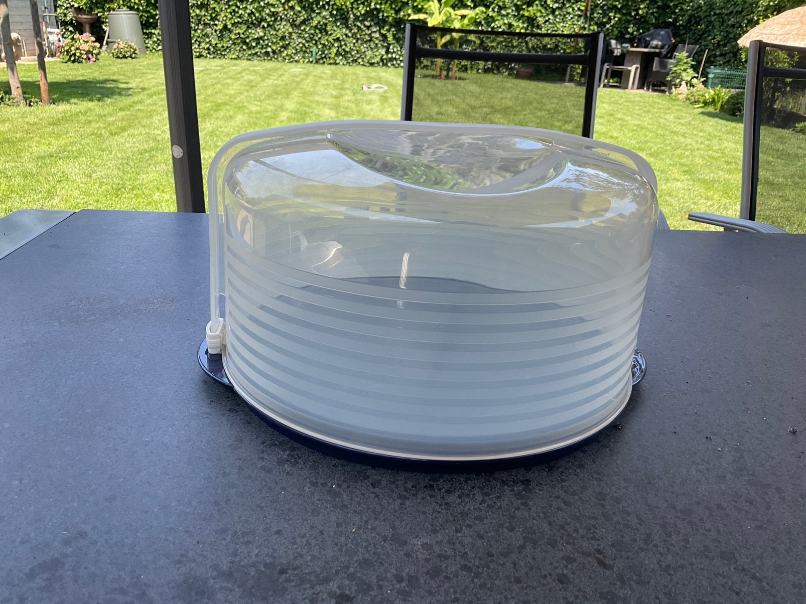 Tupperware taarthouder, Ophalen of Verzenden, Zo goed als nieuw