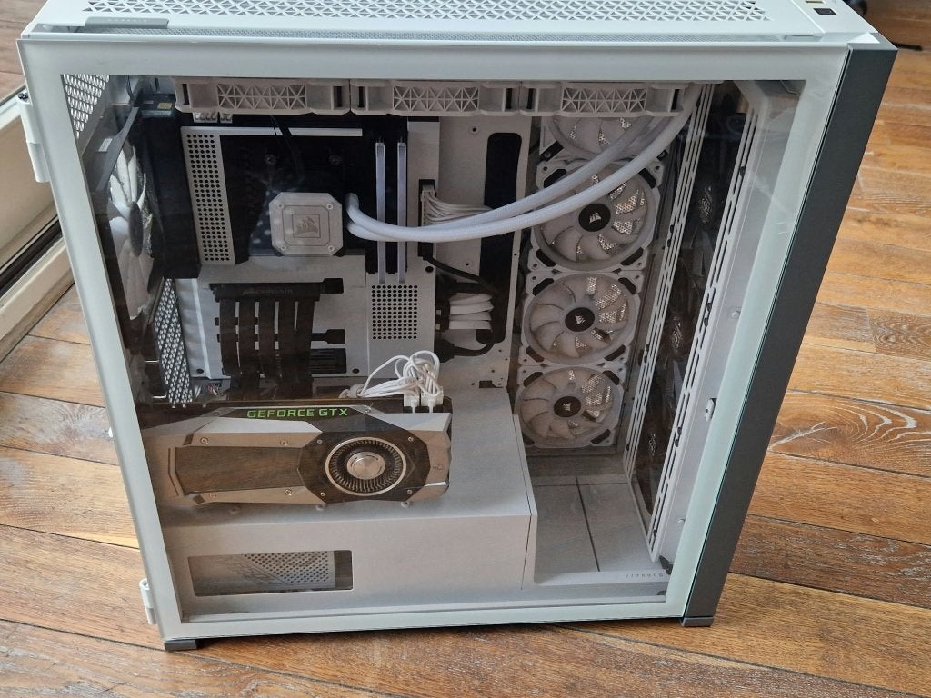 Witte gaming-pc | Ryzen 7 5800X | GTX 1080 Ti | 32GB, Ophalen, Gebruikt, 32 GB, AMD Ryzen 7 5800X
