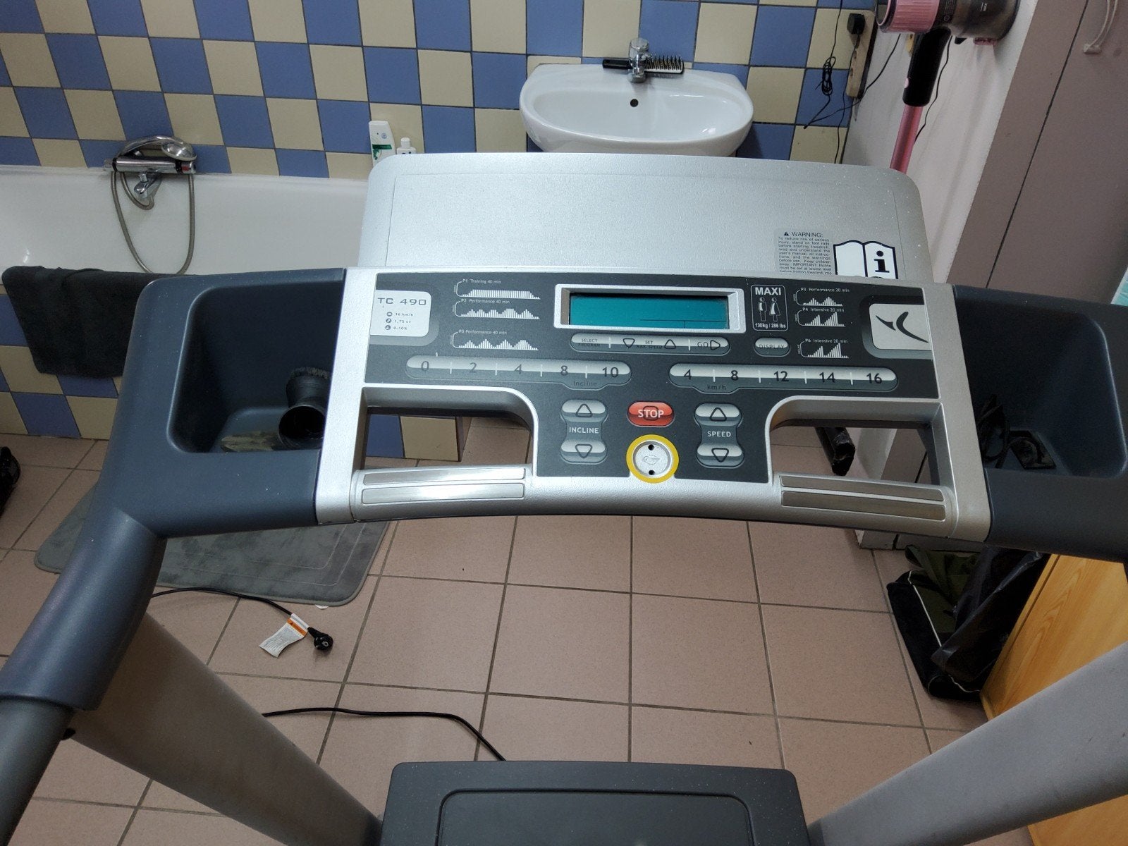 tapis de course. Looptapijt, Sports & Fitness, Jambes, Tapis roulant, Enlèvement, Utilisé