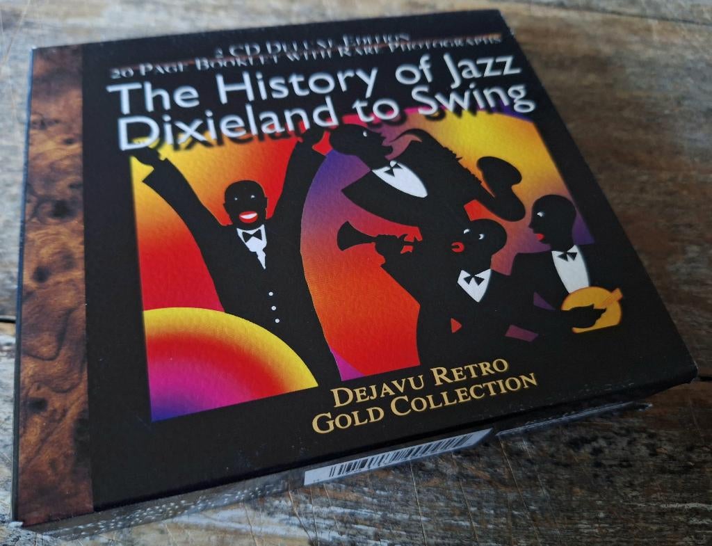 The History Of Jazz - Dixieland To Swing Box 2 x Cd's, Enlèvement ou Envoi, Utilisé, Jazz