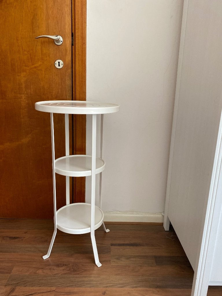 Vintage IKEA GUNNERN bijzettafels – set van 2, Enlèvement, Utilisé, Rond