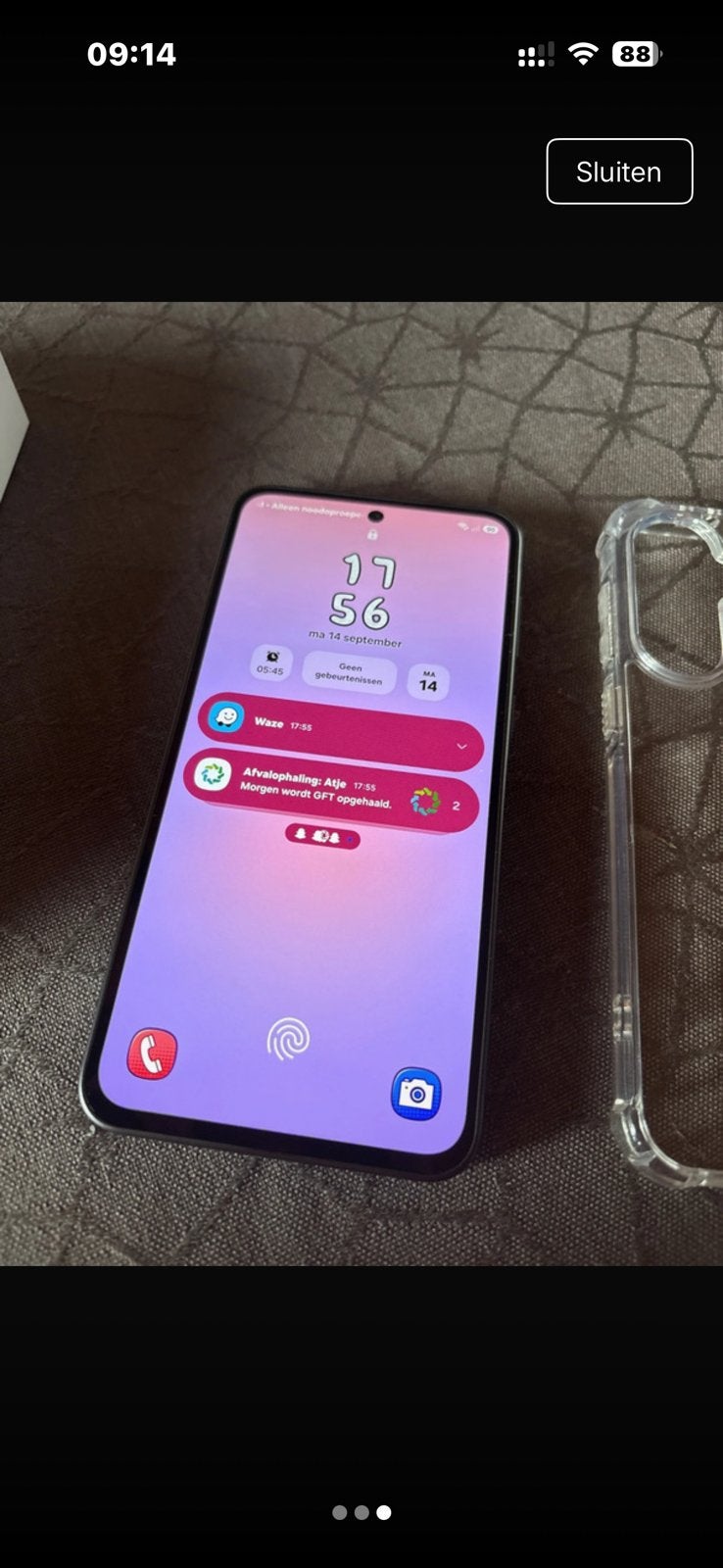 Samsung galaxy A37 5G, Telecommunicatie, Zwart, Touchscreen, Ophalen of Verzenden, Zo goed als nieuw