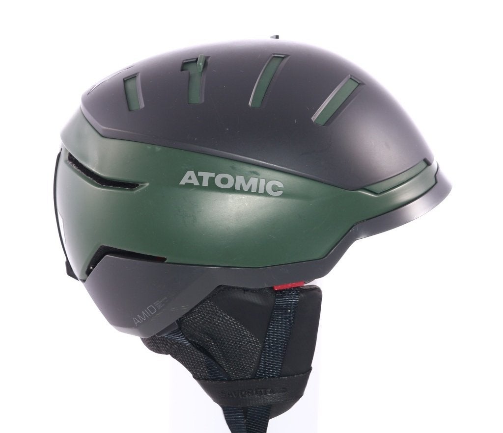 55 56 57 58 cm ski snowboard helm ATOMIC SAVOR GT AMID BLACK, Gebruikt, Verzenden, Carve, Atomic