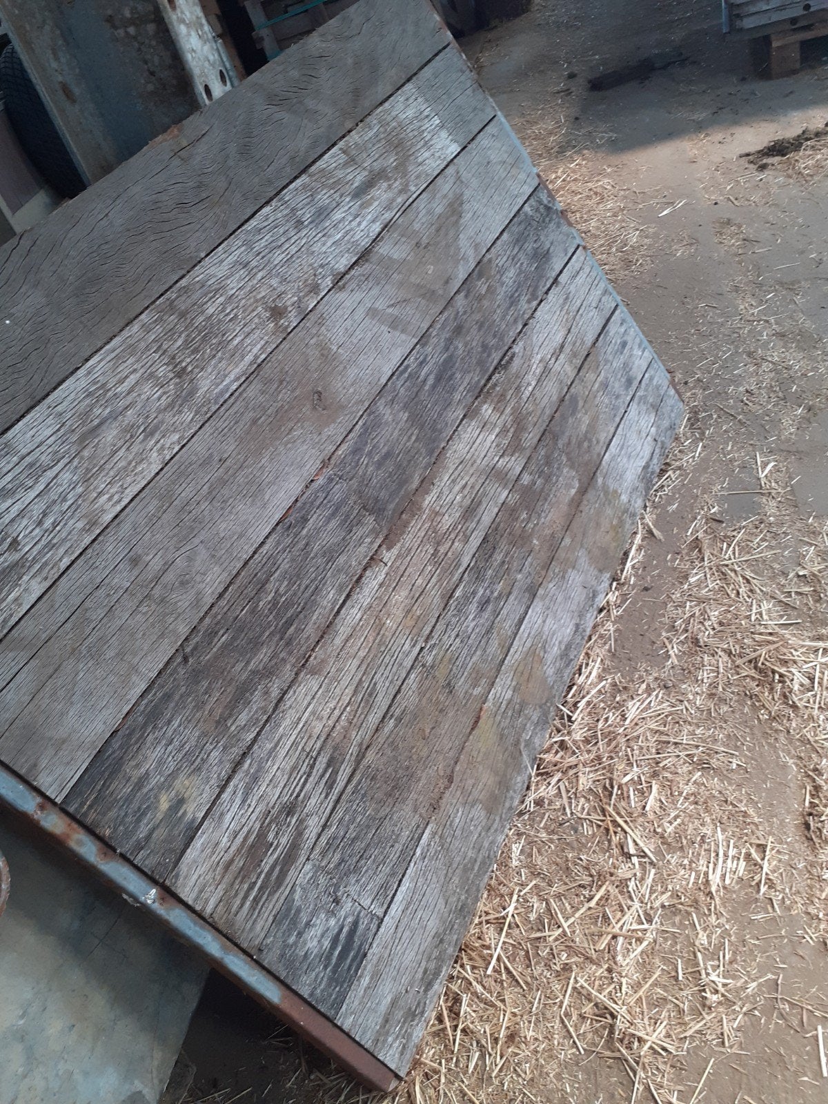Steenschotten, Ophalen, Gebruikt, Hout