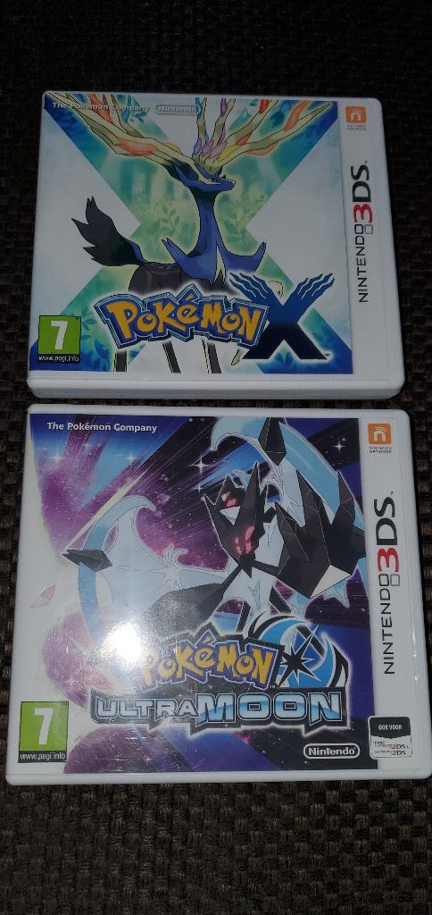 3DS/2DS Pokémon X en Pokémon UltraMoon te koop., Games en Spelcomputers, Games | Nintendo 2DS en 3DS, Overige genres, 1 speler
