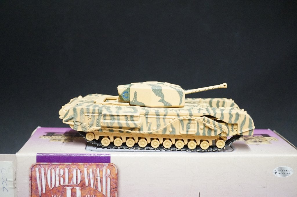 Char Corgi Churchill - Tunisie 1943 - 1/50 - Édition limitée, Enlèvement ou Envoi, Comme neuf, Corgi