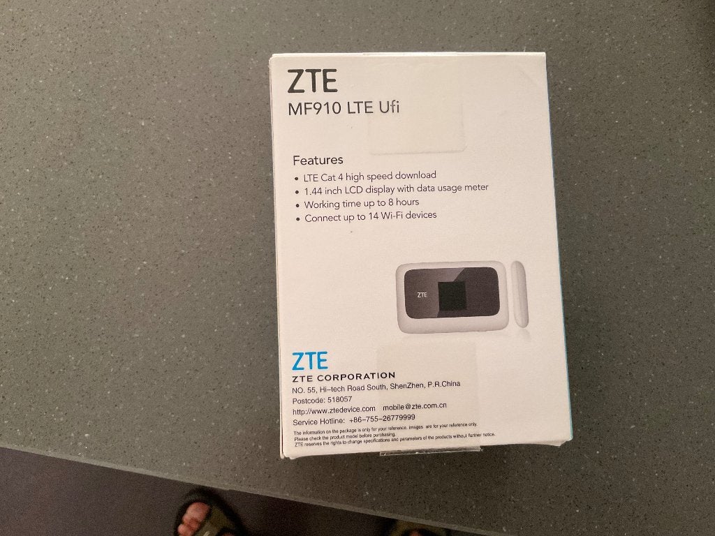 5G modem ZTE voor Sim-kaart, Computers en Software, Accesspoints, Ophalen, Zo goed als nieuw, Zte MF 910