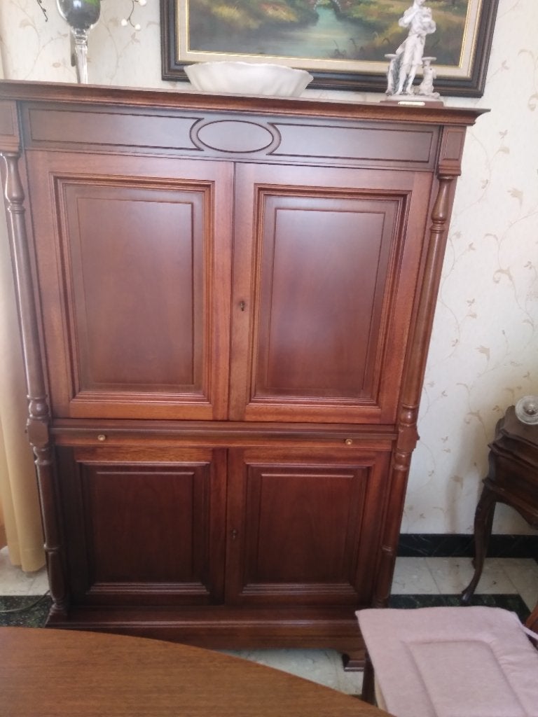 A vendre salle à manger en acajou massif, Ophalen, Zo goed als nieuw, 4 tot 6 stoelen, Classique
