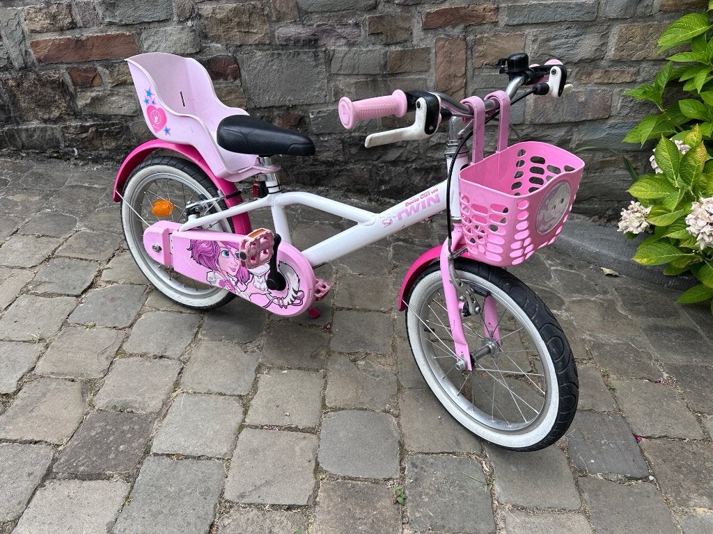 Velo enfant Decathlon Btwin 16" 4-6 ans Docto Girl 500, Vélos & Vélomoteurs, Enlèvement, Utilisé