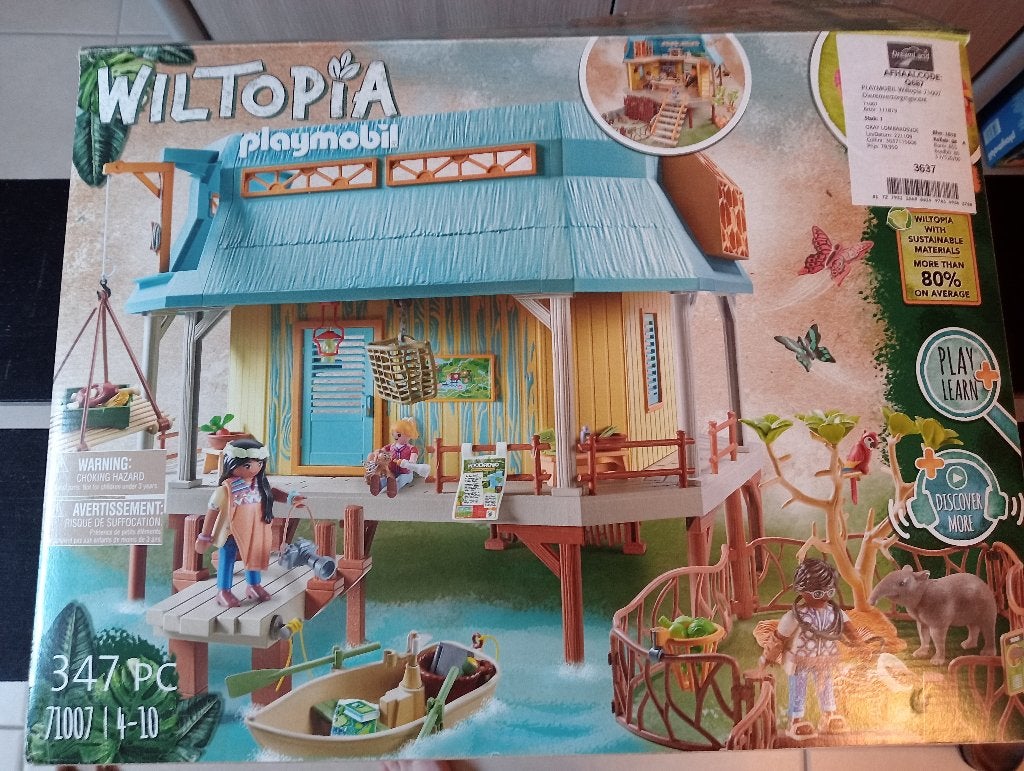 Playmobile huis wildtopia, Ophalen