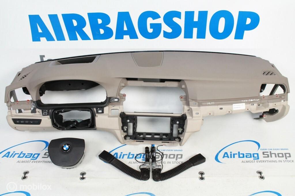 Airbag kit Tableau de bord beige HUD BMW 5 serie F10, Enlèvement ou Envoi, Utilisé
