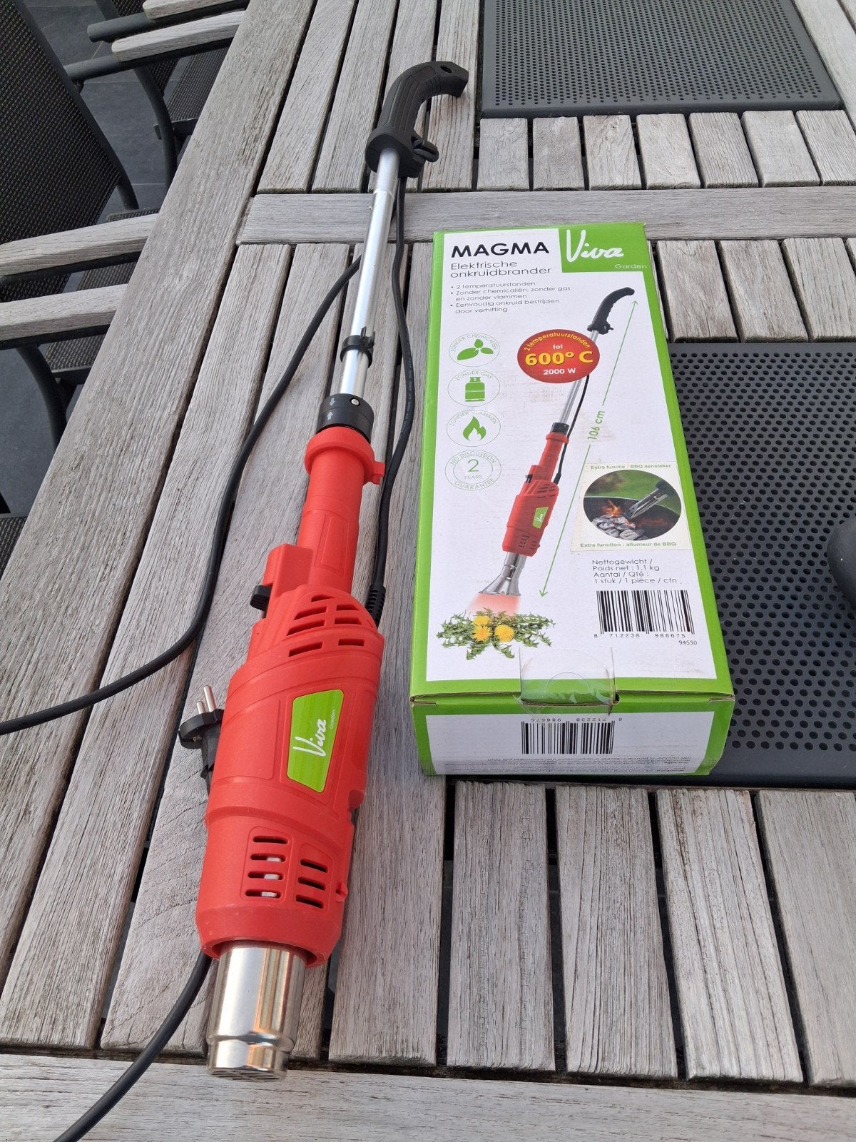 Onkruidverbrander of barbecueaansteker, Tuin en Terras, Ophalen of Verzenden