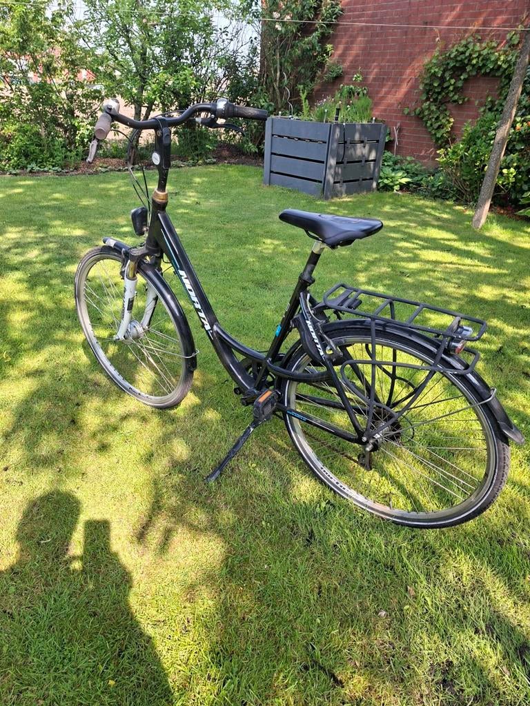 Dames fiets met 2 sleutels 7 versnellingen, Ophalen