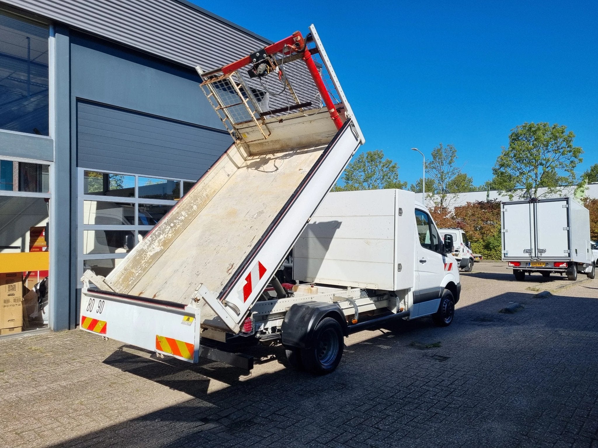 Mercedes-Benz Sprinter 516 CDI Kipper Euro 6 Hijskraan 250 k, Autos, Achat, Euro 6, Entreprise, 2000 kg