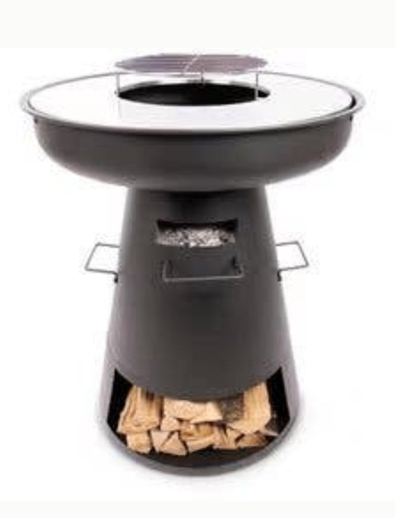NIEUW: Pyro 2-in-1 Vuurkorf met Plancha & Grill, Ophalen, Nieuw