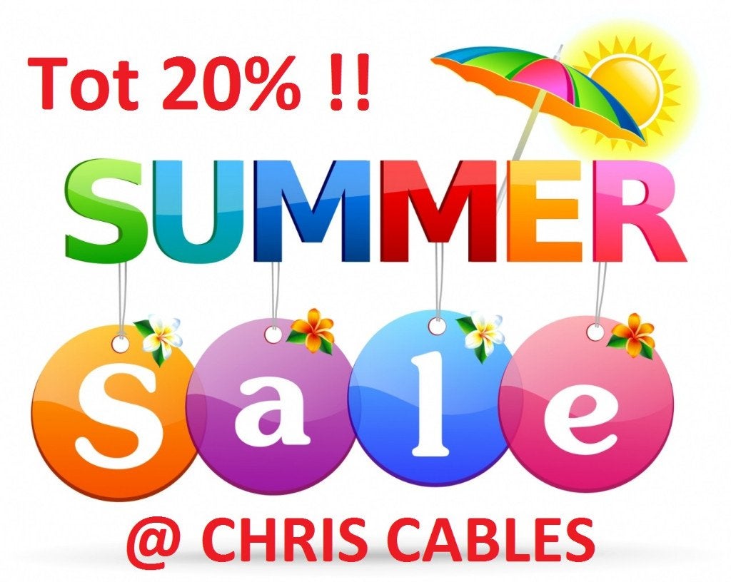 Chris Cables zomer actie! Tot 20% korting!, TV, Hi-fi & Vidéo, Envoi, Neuf, Autres câbles