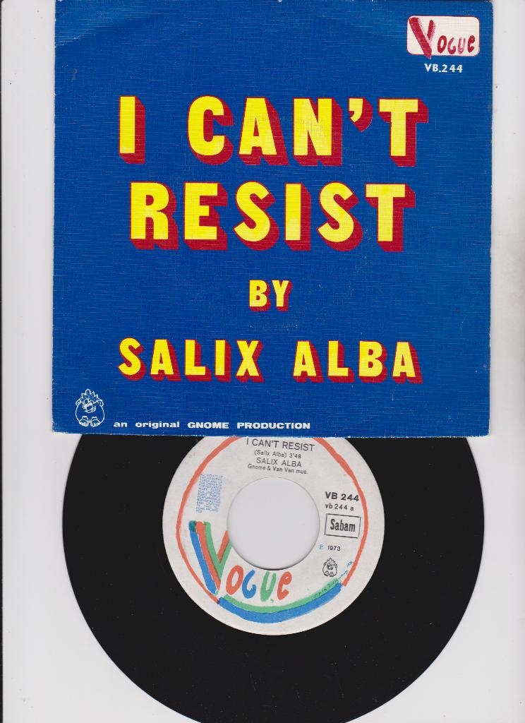 Salix Alba – I Can't Resist   1973  Belgische Rock, CD & DVD, Vinyles Singles, Comme neuf, Single, Pop, 7 pouces, Enlèvement ou Envoi
