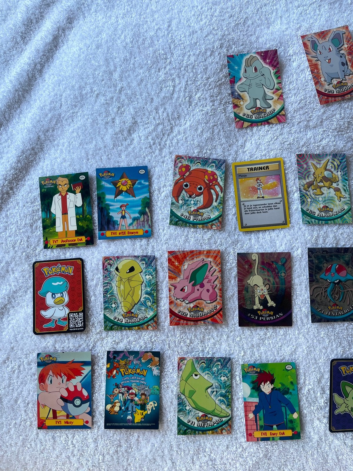 Pokémon Topps TV Animation Edition kaarten (1999), Hobby en Vrije tijd, Ophalen, Zo goed als nieuw