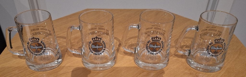 Set van 4 Warsteiner bierpullen, Ophalen of Verzenden, Zo goed als nieuw, Pul(len), Overige merken