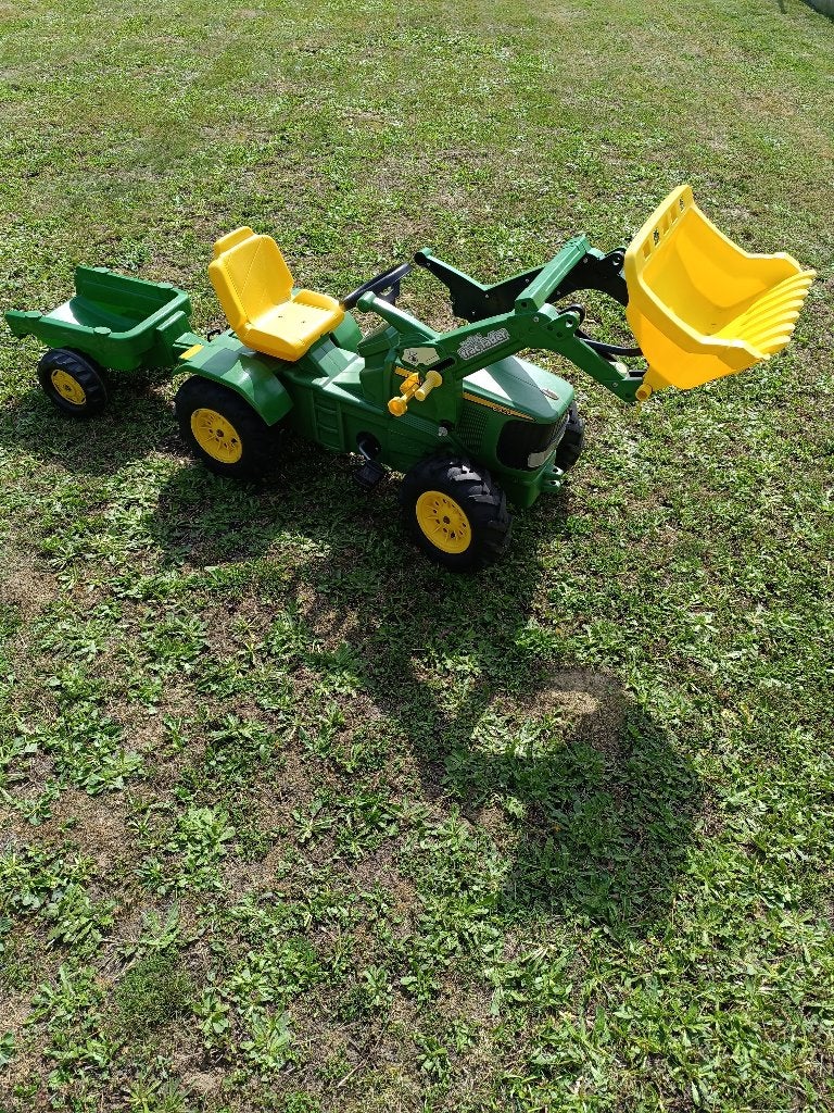 Rolly Toys John Deere traptractor met kar type 6920, Enfants & Bébés, Jouets | Extérieur | Véhicules & Draisiennes, Enlèvement