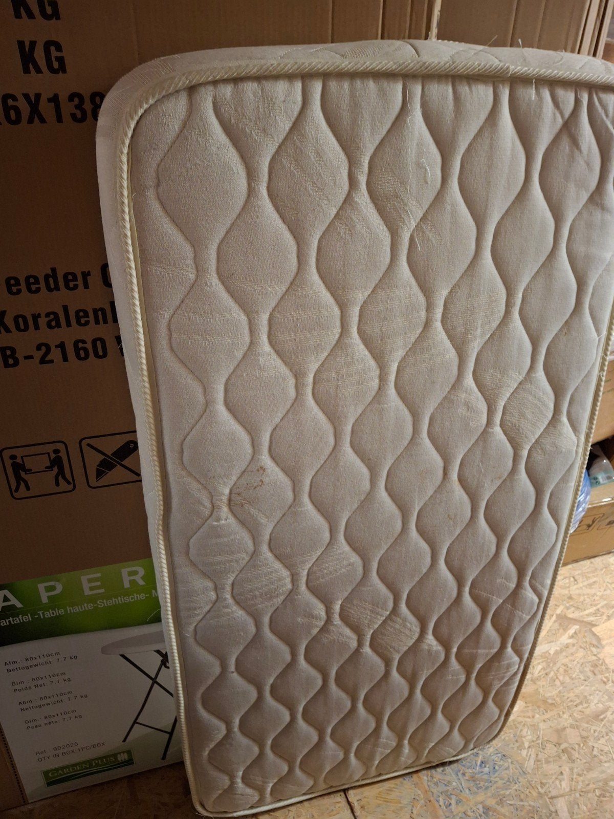 matras babybed, Matelas, Moins de 70 cm, Enlèvement, Utilisé