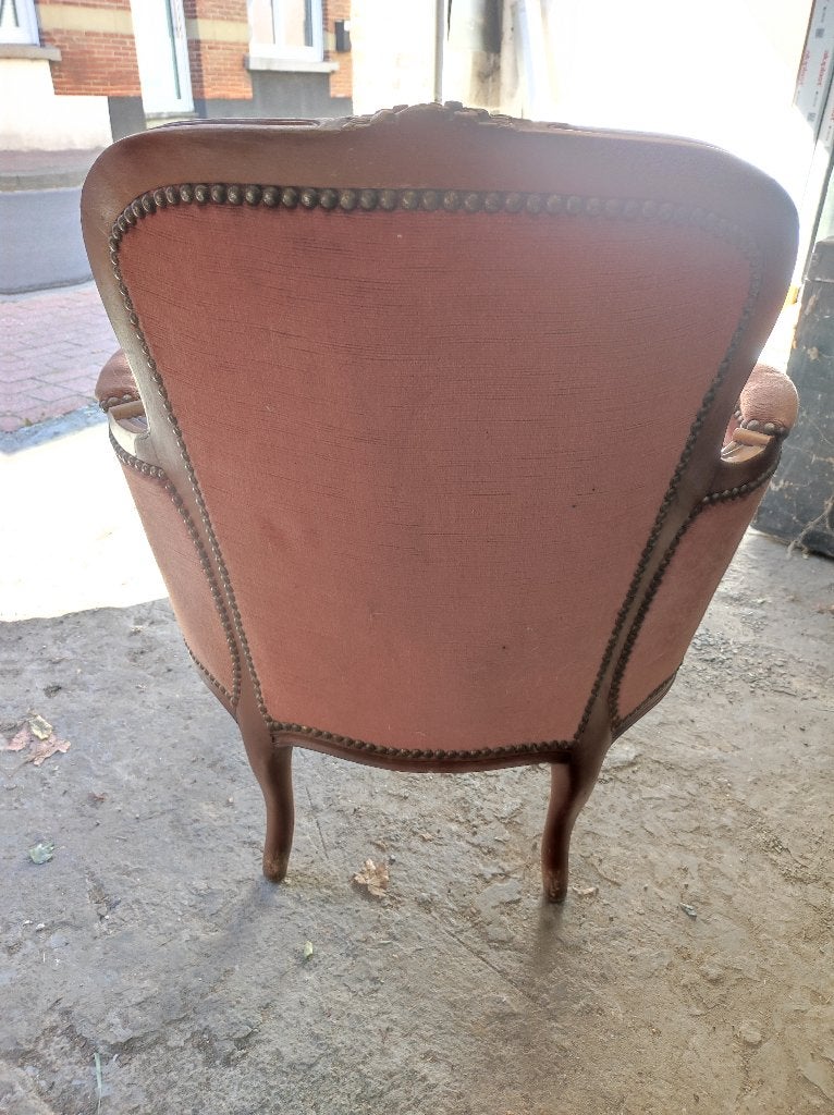 Fauteuil type Bergere, Maison & Meubles, Canapés | Salons, Enlèvement, Utilisé, Une personne, Tissus