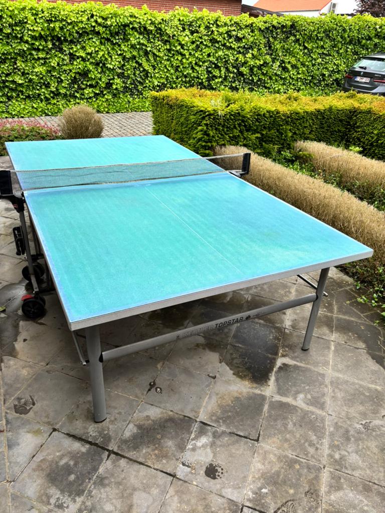 Pingpong tafel OUTDOOR, Sport en Fitness, Tafeltennis, Ophalen, Gebruikt, Tafel Outdoor, Verrijdbaar