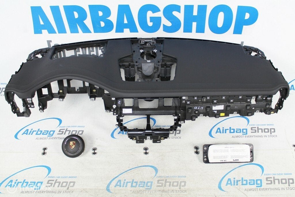 Airbag kit Tableau de bord cuir noir HUD Porsche, Gebruikt, Ophalen of Verzenden