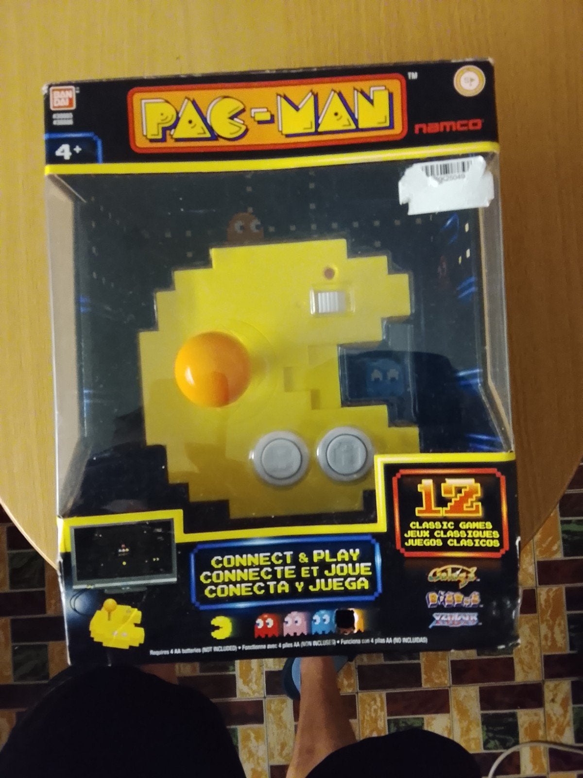 Pacman arcade game in doos, Ophalen