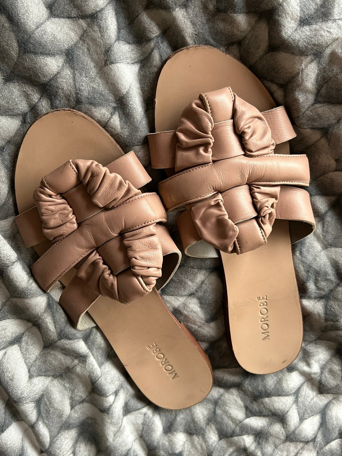 Morobe nude slippers mt 40, Autres couleurs, Porté, Sandales de bain, Envoi