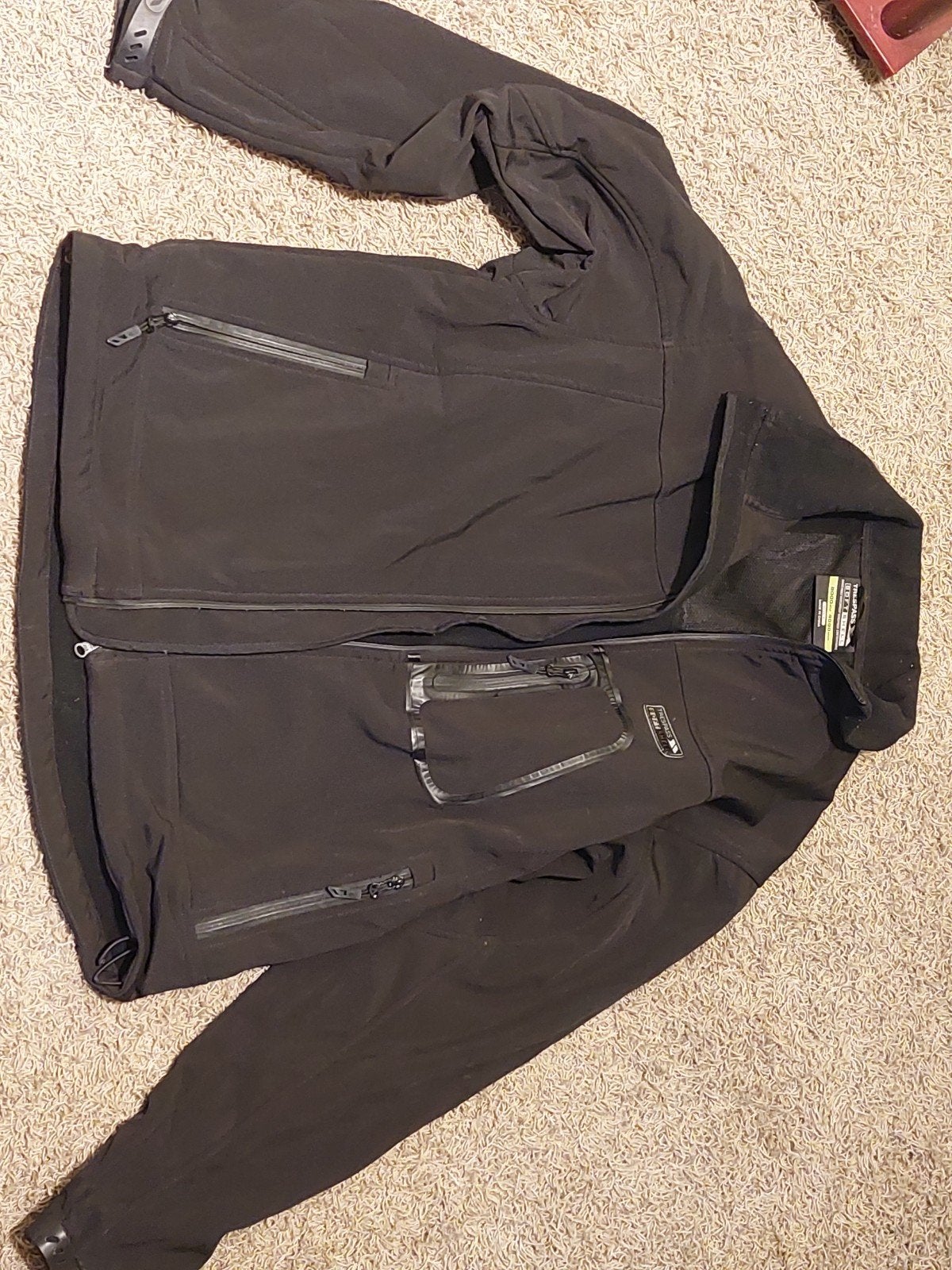 Jas: Trespass soft shell. Zwart, Large, Kleding | Heren, Jassen | Zomer, Ophalen, Zwart