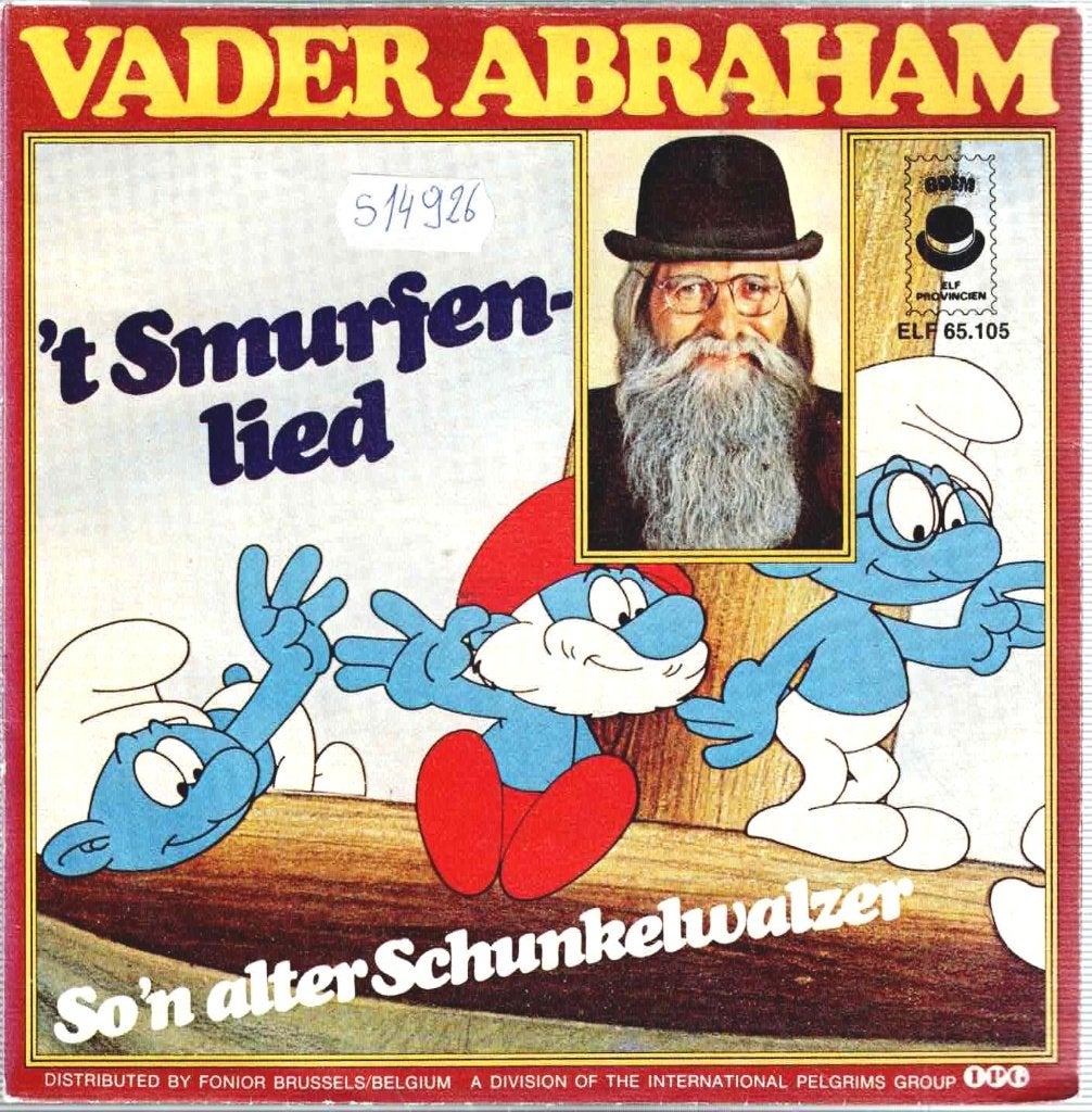Vinyl, 7"  /  Vader Abraham – 't Smurfenlied, CD & DVD, Vinyles | Autres Vinyles, Autres types, Autres formats, Enlèvement ou Envoi