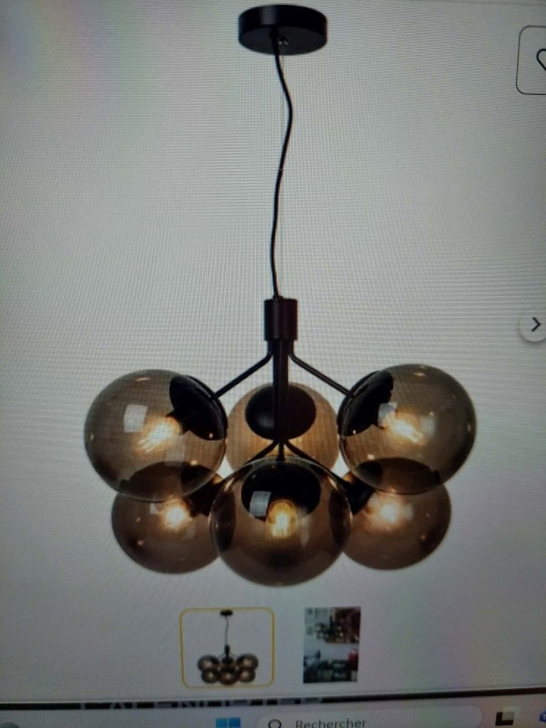 Magnifique lustre moderne, Enlèvement ou Envoi, Neuf, Verre, Moderne