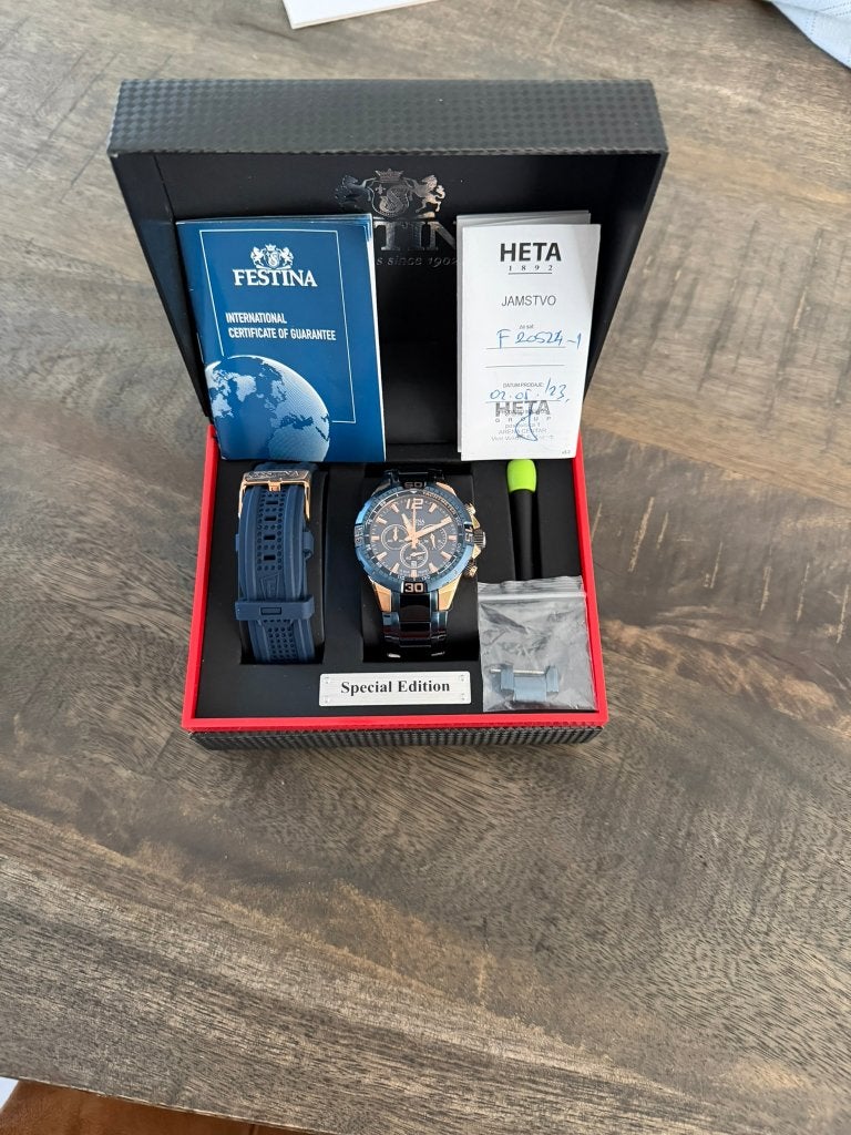 Horloge Festina Nieuwstaat, Enlèvement ou Envoi, Comme neuf, Montre-bracelet